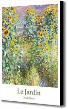 Le Jardin by Claude Monet - Canvas Wall Art Framed Print - Various Sizes