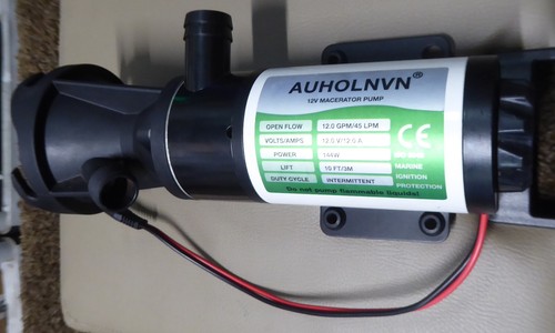 12v portable macerator - 12v,