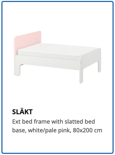 Ikea släkt extendable bed - extendable,