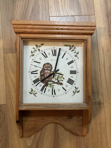 Vintage owl clock - owl,