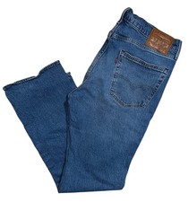 Levis 527 Jeans Blue Bootcut Zip Fly Wash Denim Pants Western Men’s W36 L34 