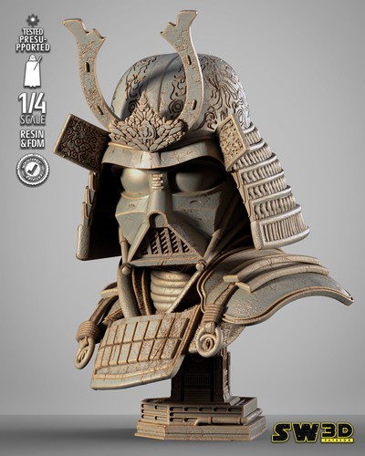 Darth vader samurai bust star - bust, (star