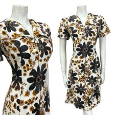 VTG 60S WHITE BROWN BLACK