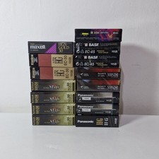 VHS-C Compact Camcorder Video Tape Cassettes Bundle New Sealed 45-30 Mins ×15