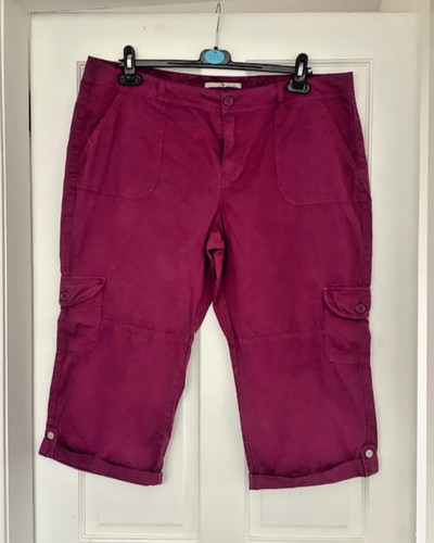 Ladies burgundy cargo - burgundy,