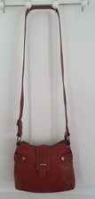 TEXIER THICK HIDE LEATHER TAN CROSS SHOULDER BODY BAG MEDIUM SIZE