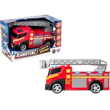 FIRE ENGINE, LIGHTS & REALISTIC SOUND TEAMSTERZ TOY KIDS TODDLER PLAY FIRE TRUCK