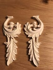 2 wooden carved Ornate