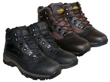 Men's Northwest Territory Walking Boot 7-12 Black/Brown-Waterproof Hiking