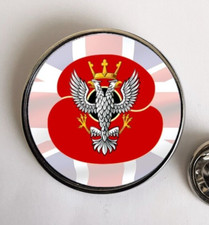 Mercian Regiment Poppi lapel pin badge 25mm remembrance