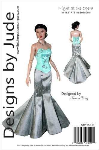 Opera doll sewing pattern - doll,