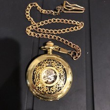 AK Homme skeleton pocket watch
