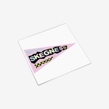 Skegness Holiday Pennant Vinyl Stickers 1960's Road Trip Classic Car Decal
