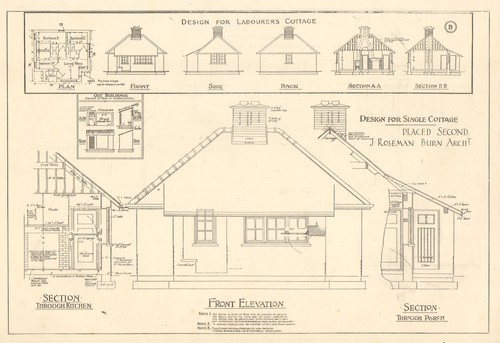 Labourer cottage design j - labourer's,