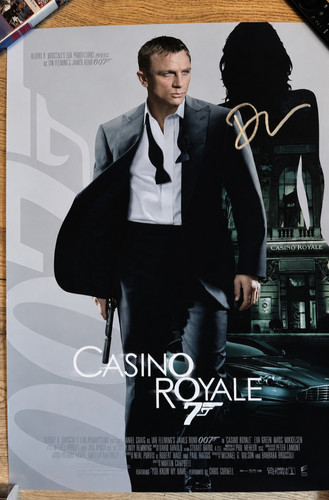 Daniel craig signed casino - craig,