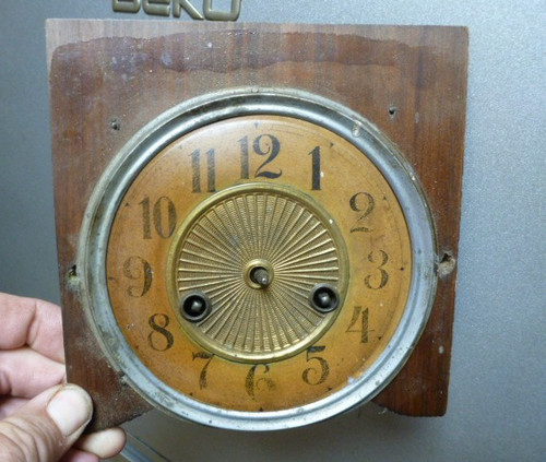 Old antique clock movement - clock,