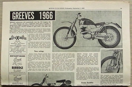 Greeves trials motorcycles - greeves,