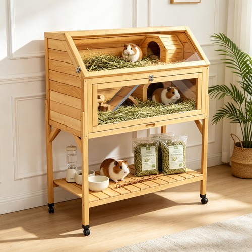Indoor movable 2tier wood - 2tier,