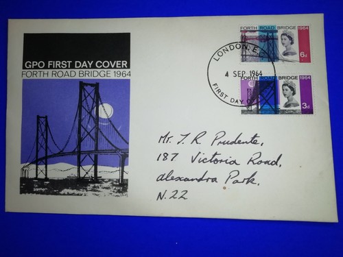 1964 forth road bridge gpo - road,