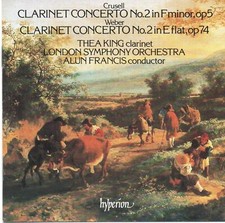 Crusell Clarinet Concerto No 2 in F minor op 5 Weber Clarinet Concerto No 2 in E
