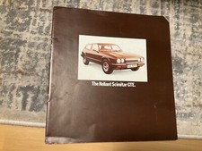 RELIANT SCIMITAR.  GTE BROCHURE.  1977