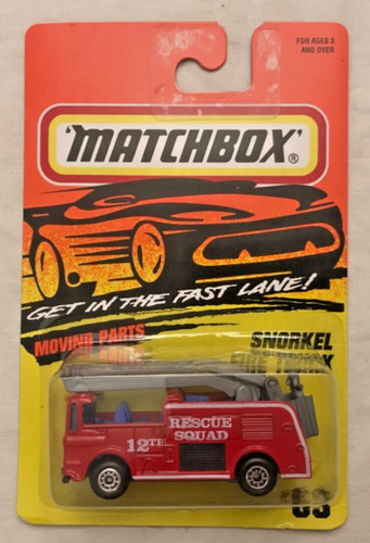 Matchbox snorkel fire truck - fire,