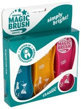 MAGIC BRUSH - Set of 3 Brushes for Horse Pony Grooming
