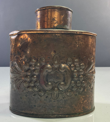 Antique copper tea - antique,