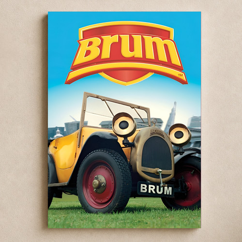 Brum retro show poster - brum,