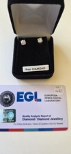 White Gold Diamond Stud