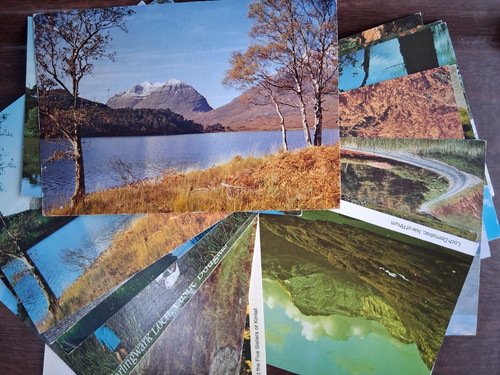Postcard lochs - postcard,