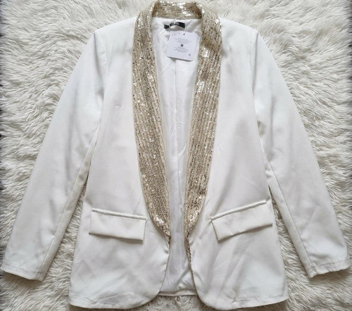 Elsa white gold sequin - gold,
