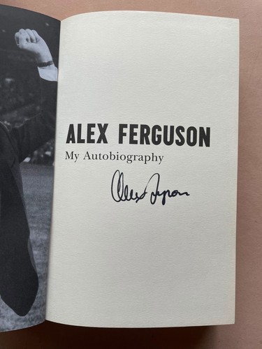 Sir alex ferguson hand signed - ferguson,