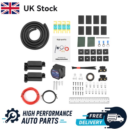Split charge battery relay - split,