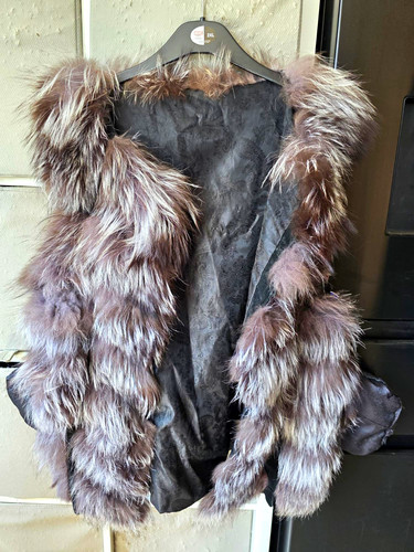 Womens grey faux fur - grey,