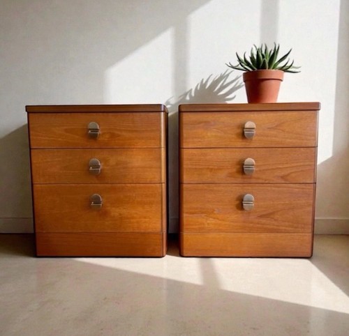 Stag cantata teak pair bedside - stag,