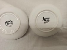 2 X JAMIE OLIVER White Coupe Bowl - 14cm X 14cm Read Description