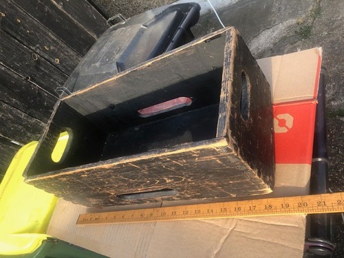 Vintage wooden crate - vintage,