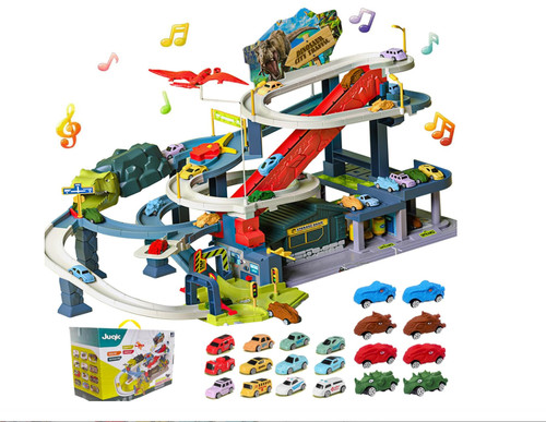 Kids wooden car ramp - wooden, toy