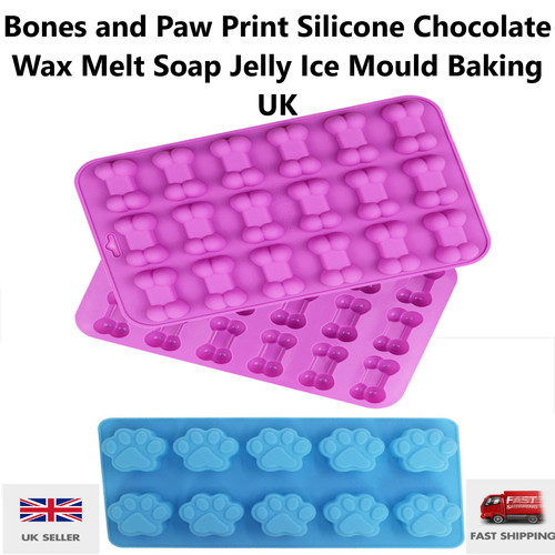 Bones and paw - and, print