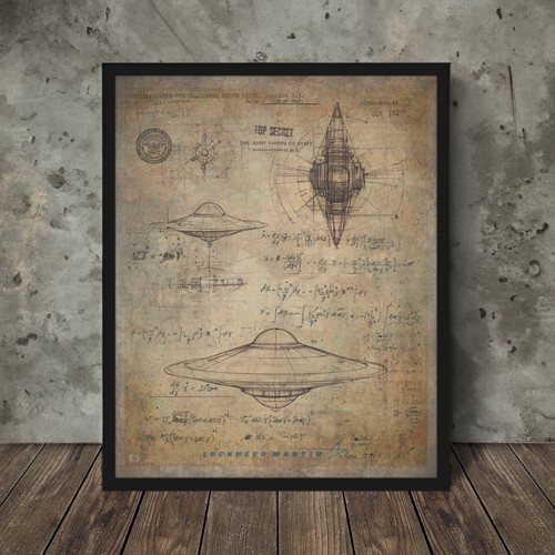 Vintage lockheed ufo - vintage,