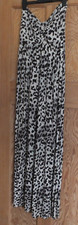 GERI By NEXT SIze 10 Strapless Animal Print Stretch Maxi Dress Beach Holiday