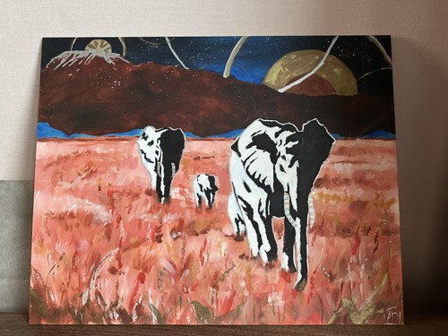 Elephants theme acrylic - elephants, 🐘