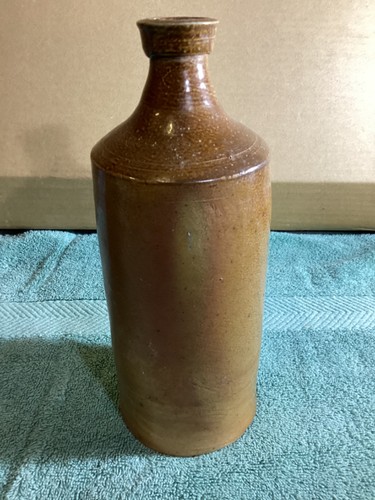 Antique vitreous stone bottle - stone,