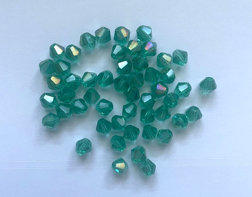 Crystal glass bicone - x,