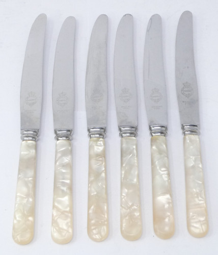 Dinner table knives faux - 6,