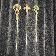 Lot of 3 Antique Gold Ornate