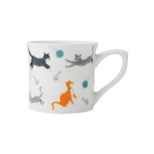 Mikasa fluted mug 250ml - mikasa, cat