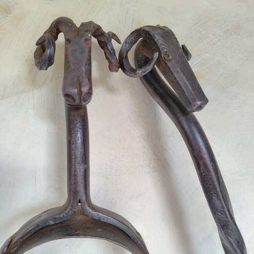 Rams head wrought iron - , poker