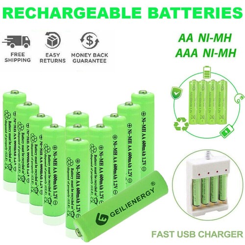 Aaa rechargeable solar - aaa,